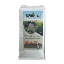 얼라이브4.0 유기질 계분 비료 3kg 소포장 텃밭 냄새없는 발효 효모 퇴비 거름, 1개