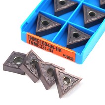 카바이드 10pcs TNMG160404 TNMG160408 HA PC9030 CNC 선반 인서트 초경 블레이드 CNMG120404 WNMG080404 스테인레스 스틸 용 금속 선삭, 03 CNMG120404 HA PC9030