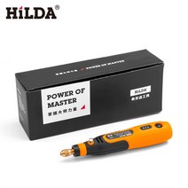 진동 멀티 도구 HILDA USB 충전식 미니 그라인더 마이크로 로터리 조각기 펜 전기 그라인더 세트 옥 조각 무선, 1.SET 1