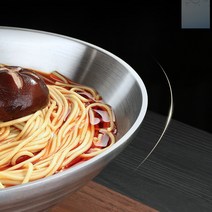 SOCEAN 304 이중 스텐 보온 그릇 공기 탕 용기 22CM 찌개 찜 그릇 라이스볼 국 냄비 업소용 야외용 고급 식기 캠핑 밥 보관 반상기 디저트 키친 찬기 스텐 플레이트