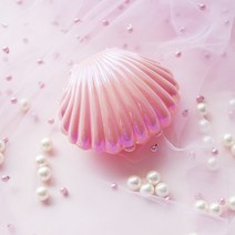조개케이스 소품 디스플레이 주얼리트레이, 핑크