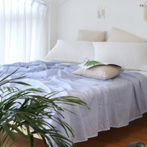 포홈 소프트 뱀부 리플 홑겹 이불 Q 5color, 핑크