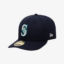 [국내정식매장] 뉴에라 모자 MLB 어센틱 시애틀 매리너스 게임 로우 프로파일 사이즈캡 네이비 70360658