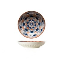 BLOWFISH FUGU예쁜접시20cm꽃접시 빈티지접시, 20cm, B, 1개