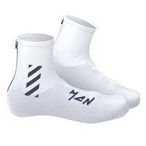 [엠씨엔스포츠] 클릿슈즈 화이트 방풍/발수 커버-자전거 슈커버, size:M