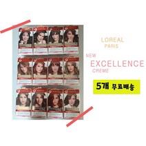 로레알 NEW 엑셀랑스 크림 염색약 5개, 6.66호 적빛 밝은갈색