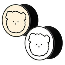 단단 커플 스마트톡, 2.댕댕아이보리+댕댕화이트, 2개