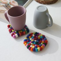 DW5F4061 홈 홈데코 핸드메이드 펠트 티코스터 티스푼 테이블매트 컵코스터 컵받침 커피 트레이 컵 유리컵 주방 종이 쟁반 잔받침 음식점 유리 우드트레이 우드코스터 우드 실리콘 수저받침 머들러 머그컵 라탄 냄비받침 내열유리컵 나무 2style 컵받침 종이컵홀더, WD 사각