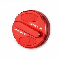 pcx윈드스크린 롱스크린 honda pcx 125 150 2013-2019 2020 2021 zoomer x110 액세서리 용 오토바이 cnc 알루미늄 오일 연료 탱크 커버 캡, pcx 레드