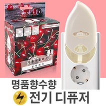디퓨저 플러그/전기 발향 디퓨져/블랙체리 자동방향제, 커스텀형-03.바질트리, 디퓨저플러그 본체단품
