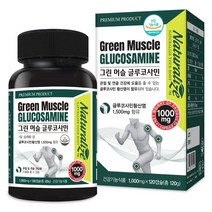 뉴질랜드 그린머슬 글루코사민 (1개월분) 언제 복용시간 부작용 복용법 권장량