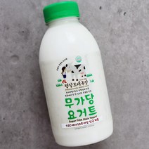 평창보배유가공방 평창보배목장 무가당 요거트 500mlx2병