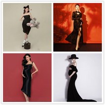 여성 만삭드레스 스튜디오 의상 웨딩드레스 셀프 촬영