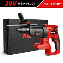 충전 전동 함마 뿌레카WOSAI 충전식 무선 로터리 해머 18V 마키타 리튬 배터리용 브러시리스 전기 임팩트, 01 WS-H4-LUOJI