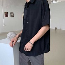 멋짐 외출 남성 대학생 댄디룩 코디 여름 반팔 남방 쿨링 셔츠 사나이 행진