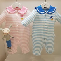 아가방 23 여름 베이비페어! 디즈니 베이비 시원 7부 우주복 어머 요 아이는 도달드 덕 반가워라 디즈니 칠부 바디수트! 신생아 외출복으로 무형광 얇은 롬퍼