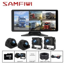 어라운드뷰 10.36 인치 5CH IPS 터치 분할 화면 AHD 모니터 주차 레코더 대형차, C2007-32G