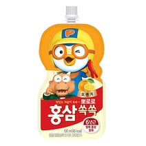 팔도 뽀로로 홍삼쏙쏙 오렌지맛, 100ml, 920개, 11191332323