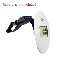 여행용 크레인 저울 미니 lcd 40kg100g 디지털 전자 규모 가방 40, 하얀
