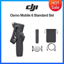 loftysol DJI-Osmo 모바일 6 OM 최신 Osmo 핸드 헬드 3 축 접이식 짐벌 액티브 트랙 5.0 DJI 오리지널, [01] Standard Set, [01] Standard Set