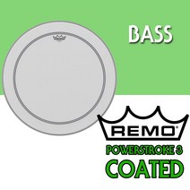 Remo Coated Powerstroke 베이스드럼헤드 P3-1122-C2, 22인치 (P3-1122-C2)