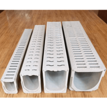 U자형배수로 스테인레스캡 그레이팅 집수정연결 싱크, 20x10x100+스테인리스 커버