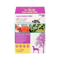 더독 닥터소프트 그레인프리 오리 노령견1.2kg
