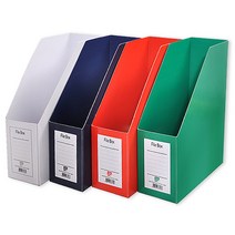 [문구조아] 알파 종이 화일 박스 서류보관 보존상자 빨강, 1개