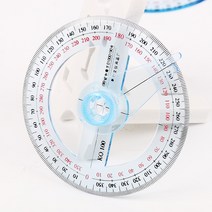 각도기 각도계 각도측정기 각도자 고니오미터 원형 10cm 플라스틱 360도 포인터 2022 측정 도구 디지털 전자 전자식 레벨게이지 분도기, 한개옵션0