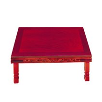 미아트 단청공예 몰도 정사각 직사각 교자상 (착불), 엔틱:90x75