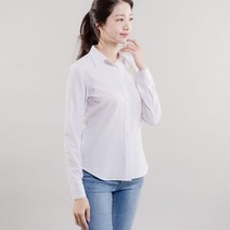 [제이케이블라우스] 더웨이나인 여자 기본 면접 흰남방 여성 고급 화이트셔츠