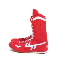 복싱화 복싱 신발 줄넘기화 레슬링 운동화 추천 브랜드 weirui high top men red boxing training shoes women 힘줄 단독 무술 태권도 산다