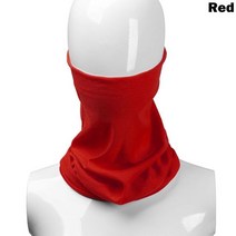 남자 여자 커버 목 Gaiter 하이킹 낚시 야외 스포츠 두건 얼굴 마스크 머리띠 스카프 군사 튜브, [10] red