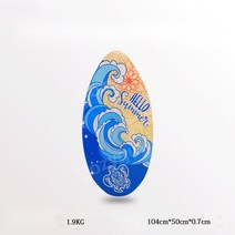 초보용 스킴보드 우드 나무 해변에서타는 비기너 서핑 입문용, 여름 파도