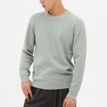 탑텐 22 FW 남자 캐시미어블렌드 라운드넥 긴팔 니트 GN