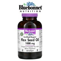 블루보넷 뉴트리션 Bluebonnet Nutrition Flax Seed Oil 아마씨유 오메가369 올레산 알파리놀렌산 플렉시드 오일 1000mg 250정