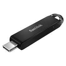 SanDisk Ultra USB Type-C 플래시 드라이브 256GB(USB-C 장치의 경우 최대 150MB/s의 읽기 속도 개폐식 디자인 SecureAccess 소프트웨어 암호 보호) -11937, 256GB
