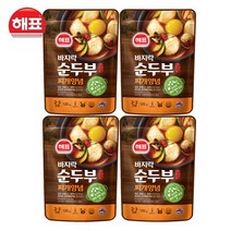 [해표] 맛집 바지락 순두부 찌개양념 120g, 4개