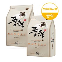 풍월 대용량 진돗개 대형견 사료 5kgx2(10kg)+랜덤간식