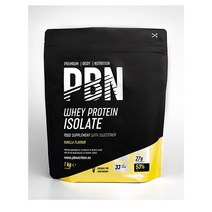 PBN Whey-ISOLATE 프로틴 파우더 바닐라 맛 1kg, 0, 1개