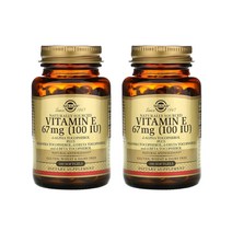솔가 비타민E Vitamin E 67mg (100 IU) 소프트젤 100개입 [2통]