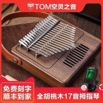 칼림바 TOM빈티지 전체싱글판 17음 손가락악기 피아노 초보자학생 입문 kalimba, T02-SF익스프레스TK-R1콘덴서 타