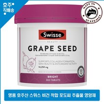 호주 직구 스위스 울티부스트 포도씨 추출물 14250mg 프로시아니딘 영양제 300정, 1개