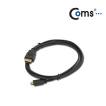 PGM*^몰Coms HDMI Micro 케이블 (블랙) 1.8M V1.3 금도금 안테나선 연장 스테레오 액세사리 엑세서리 액세 전기 TV 기타^^췤pgm, a^^옵션없슴