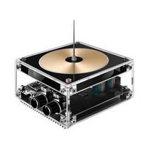 블루투스 호환 음악 테슬라 코일 AC110240V 120W 팜 테슬라 코일 10CM 고주파 고전압 펄스 아크 발전기, black US Plug