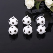 밀랍초 6 개/대 Soccer 공 Football 초 대 한 생일 자 아이 용품 장식