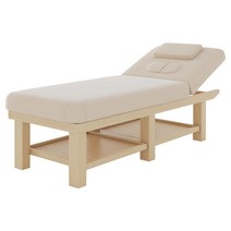 고급 마사지 베드 원목 경락 베드 도수 치료 침대, 80x190cm 베드 (린넨 퍼플)