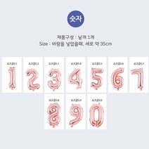생일 이벤트 장식소품 숫자 알파벳 은박풍선 골즈로드, 알파벳은박풍선(소)로즈골드B
