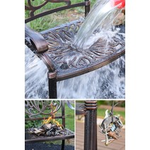 모던 캐스트 알루미늄 프레임 야외 식탁 세트 ADT218 정원 가구, 한개옵션0