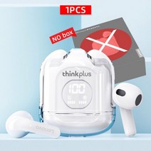 레노버 오리지널 블루투스 이어폰 무선 헤드폰 TWS 이어버드 인이어 스테레오 스포츠 방수 헤드셋 휴대폰용 마이크 포함, 01 XT65 NO BOX